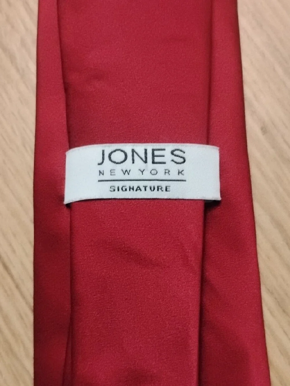 Jones New York Solid Red Satin Tie